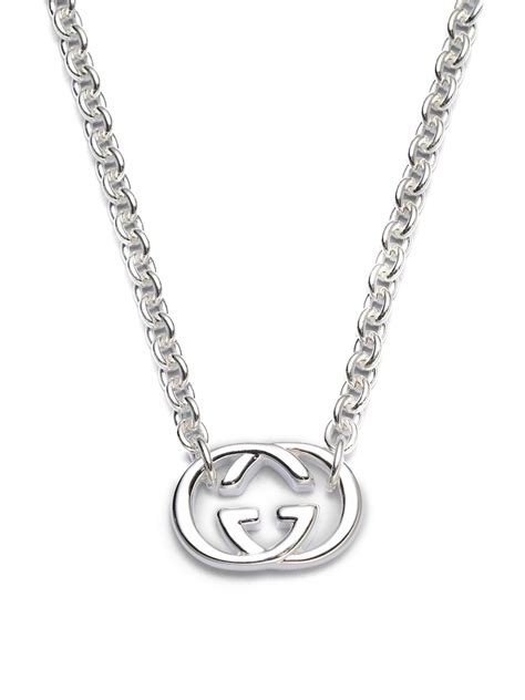 gucci britt silver double g ring|silver necklace gucci.